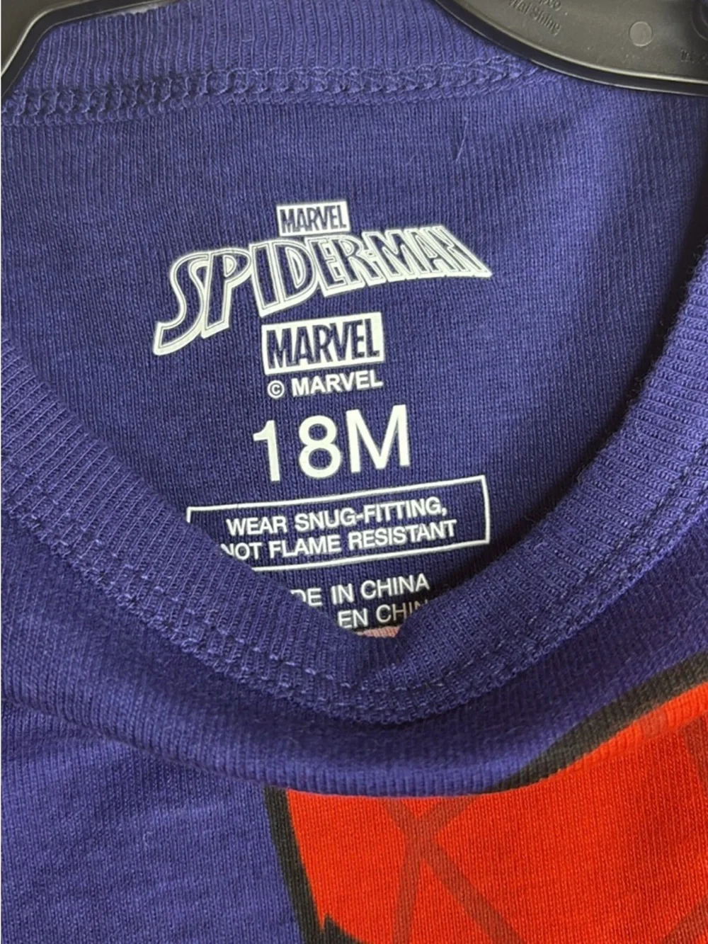 Marvel Spider-Man Red & Blue Kids Pajama Set - Picture 5 of 6